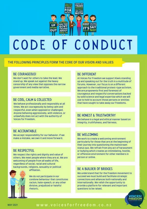 VFF Code of Conduct - Voices For Freedom